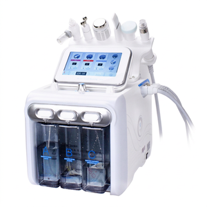Appareil de soin du visage à jet d'oxygène Hydra Dermabrasion hydratant en profondeur, tête en acier inoxydable, compatible US EU AU JP UK, anti-rides - Product Image 1