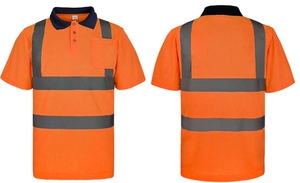 Polo réfléchissant à manches courtes tendance <span class=keywords><strong>pour</strong></span> la vente au détail, en stock, couleur fluorescente, respirant, best-seller - Product Image 5