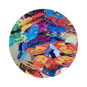 Bướm vườn đầy màu sắc trên gậy thu nhỏ trang trí sân vườn cổ tích nhà Lọ hoa trang trí bướm mô phỏng 3D - Product Image 6