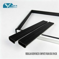 Barre d'espacement en fibre de verre composite à bord chaud 9,5 mm pour double vitrage, verre isolant, insonorisant, écoénergétique, pour appartement