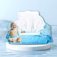 Toallitas de agua pura específicas para bebés | Marca OEM personalizada | Diseño gratuito de aroma y logotipo