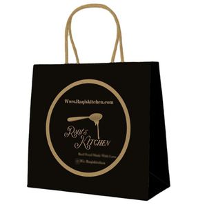 Bolsa de Papel Kraft Personalizada con Cierre Magnético, Bolsa Negra para Empacar Ropa con Logotipo para Promoción - Product Image 3