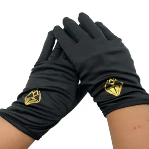 Microfiber gloves Microfiber Cleaning Jewelry Silver nylon Gloves For Jewelry