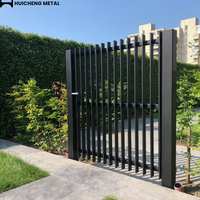 Valla de Aluminio de Láminas Verticales de Diseño Moderno, Valla Soldada con Recubrimiento en Polvo para Jardín y Hogar, Gran Venta