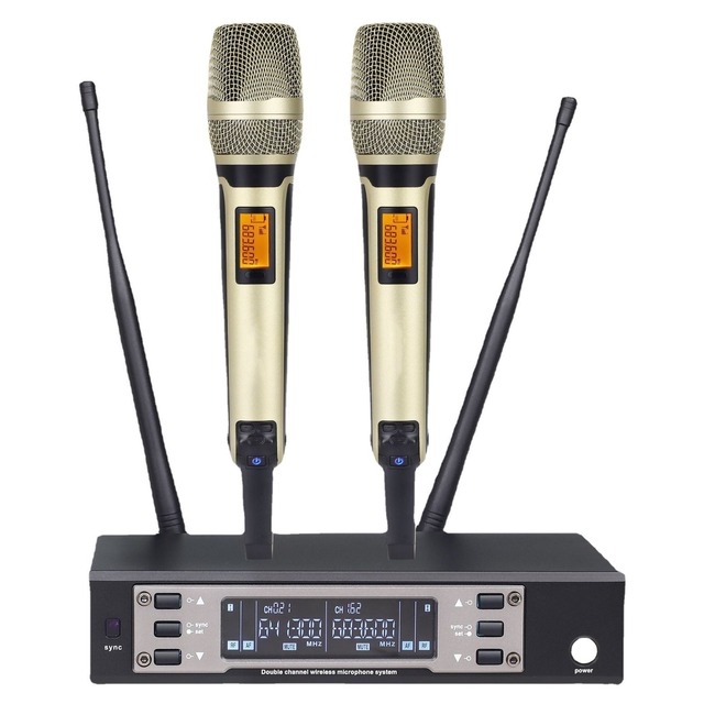 EW135G4 Dual Channel SKM9000 Dual Handheld Professional Wireless Microphone System Stage Performance Dynamic Karaoke