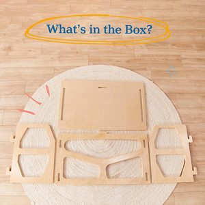 Tavolo Montessori in Legno per Bambini, Salvaspazio, Leggero, per Attività nei Soggiorni dei Bambini - Product Image 6
