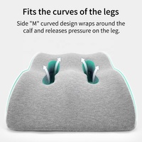 Coussin orthopédique en mousse à mémoire de forme, repose-jambes, coussin en forme de cale pour soulager la douleur sciatique, soutien réglable et confortable pour le lit, le canapé et le sommeil