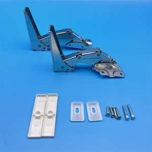 Kit de charnière de porte intégrée, pièces de rechange pour réfrigérateur et congélateur, tourbillon 481231018672 - Product Image 2