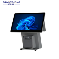 Nuevo Sistema POS con Pantalla Táctil Capacitiva de 15.6 Pulgadas, Impresora Integrada de 80 mm, Carcasa de Aleación, Ideal para Pequeños Negocios Minoristas
