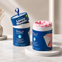 Tubes en carton écologiques personnalisés de luxe pour emballage de foulards, serviettes de toilette et articles de soin pour bébés, avec poignée