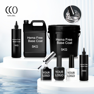 เจลยูวี CCO พรีเมียม ไพรเวท เลเบล แบบลอกออกได้ ปราศจากสาร HEMA TPO และ HPMA ผลิตโดยโรงงาน OEM สำหรับเล็บธรรมชาติ  น้ำยาเคลือบฐานสำหรับทำเล็บ จำหน่ายแบบขายส่ง - Product Image 1