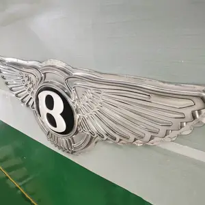İngiliz otomotiv tabela oto amblem duvar monte vakum kaplama araba logosu