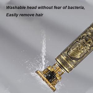 Barato Venta caliente profesional aceite-cabeza tijeras cortadora de pelo máquina Usb recargable cortadora de pelo para hombres - Product Image 2