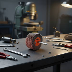 Ttake Abrasive Flap <b>Wheel</b> 25x15 Mm 3 Mm Shaft 180 Grit For <b>Grinding</b> - Product Image 3