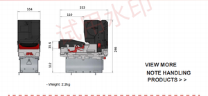 Agent ITL Chine – Vente en gros : Accepteur et recycleur de billets NV11, accepteur de paiement en espèces pour borne libre-service NV9+recycler 30 billets - Product Image 4
