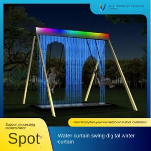 Équipement d'amusement interactif à rideau d'eau en acier inoxydable à contrôle par induction, pour parcs aquatiques et cuisines, vente directe usine - Product Image 2