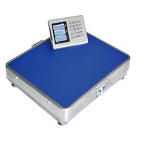 Báscula Electrónica de Plataforma Digital de Acero Inoxidable de Alta Precisión Veidt de 150 kg con Pantalla LCD y Fuente de Alimentación Recargable