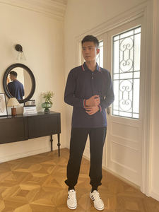 Ropa Sostenible al por Mayor, Camisetas de Golf Casuales Lisas de Alta Calidad, Tallas Grandes, con Logotipo Personalizado, Antiarrugas, Tejidas para Hombre - Product Image 3