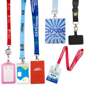 No Minimum Order Cheap Custom <b>Polyester</b> Sublimation Printed logo Colorful Plain Breakaway Sports <b>Lanyard</b> - Product Image 3