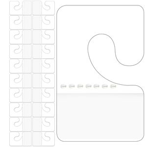 High-Clarity PET <b>Hook</b> Tabs for Sleek Modern Retail <b>Shelf</b> Presentation - Product Image 6