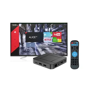 Alta calidad ATV versión TV BOX S8 Android 11 Amlogic S905W2 4K 2G RAM 16G ROM comparar Tanix W2 Android TV Box