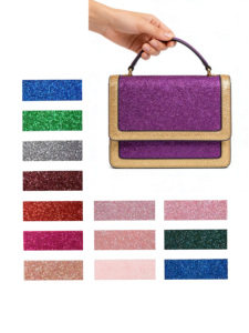 Tissu en maille à paillettes en PU <span class=keywords><strong>Greta</strong></span>, résistant aux plis, pour artisanat, rideaux, accessoires de décoration intérieure, sacs - Product Image 2