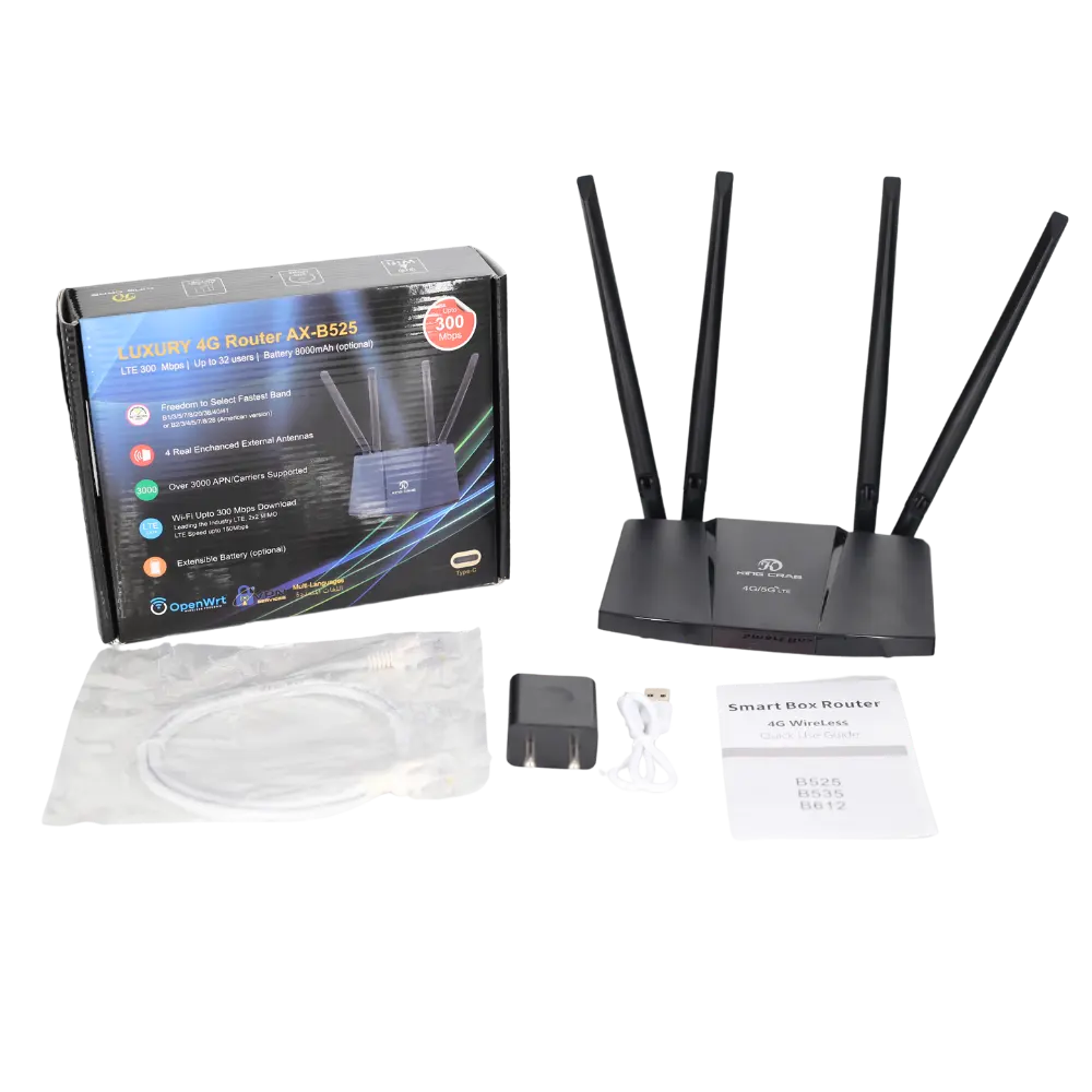 ALLINGE XYY825 High Speed 4G Wifi Router AX-525 Lte CPE Router