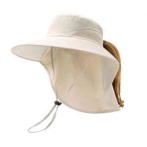 Sombrero de Sol para Mujer con Protección UV, Plegable, Impermeable, de Ala Ancha, con Solapa para el Cuello, para Actividades al Aire Libre, Verano, Playa, Pesca, Senderismo - Product Image 1