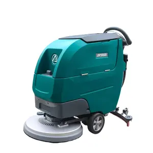 Andar De Limpeza Industrial Auto Scrubber Secador Molhado Seco Máquina Lavadora Automática