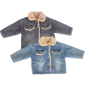 Chaqueta de Mezclilla para Bebé, Abrigo para Niños Pequeños, Ropa de Invierno, Ropa Infantil, Chaqueta de Jean para Niños - Product Image 3
