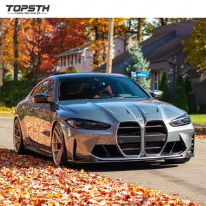 Grille de pare-chocs avant en fibre de carbone sèche de style ST pour <span class=keywords><strong>BMW</strong></span> M3 G80 G82 G83 M4 Lightweight Mesh Trim Exterior Upgrade - Product Image 5