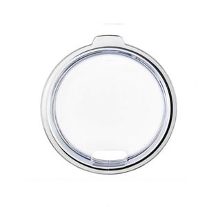 Couvercle plat en paille transparente en plastique AS anti-éclaboussures pour gobelet YETI 20oz/30oz, direct usine, vente en gros - Product Image 1