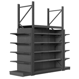 Double Side Heavy Duty Supermarket <b>Shelves</b> of <b>Display</b> Rack Discounted High-quality Goods in Large Supermarkets - Product Image 2