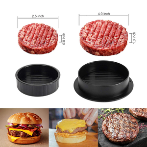 Prensa para Hamburguesas 3 en 1 Antiadherente, Molde para Hamburguesas, Prensa para Hamburguesas de Acero Inoxidable para Barbacoa al Aire Libre, Accesorios de Cocina - Product Image 3
