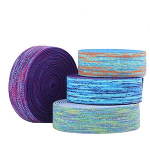 Jacquard Elastic Bands <b>Webbing</b> Elastic Trim for Sports Custom Factory Polyester Nylon High Quality 1 Inch 1.5 Inch 1000yards - Product Image 2