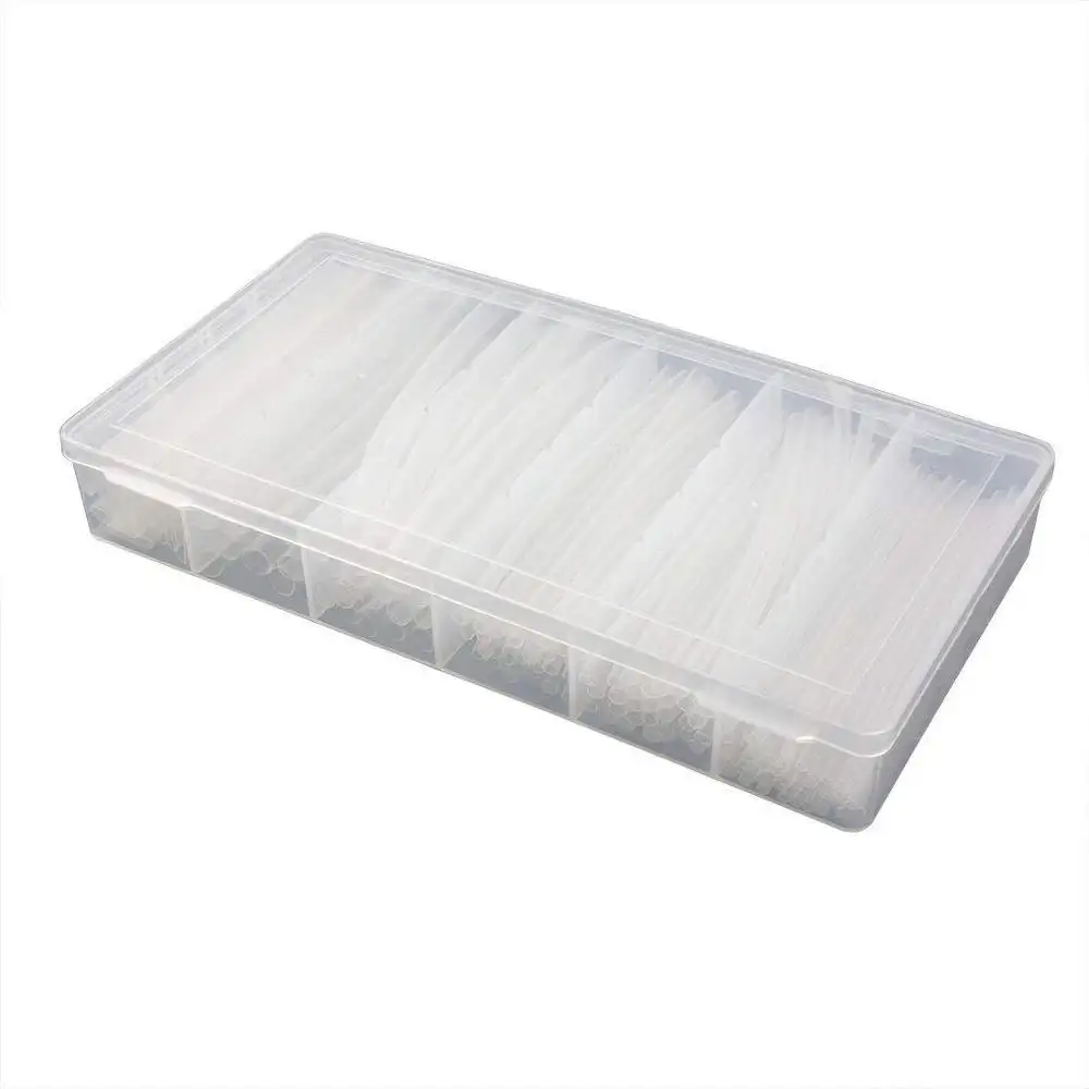 Krimpkous kit met Doos, voor Oplaadkabel Datakabel Draad Reparatie Kabel Mouw Buis Assortiment met Storage Case 150 pcs