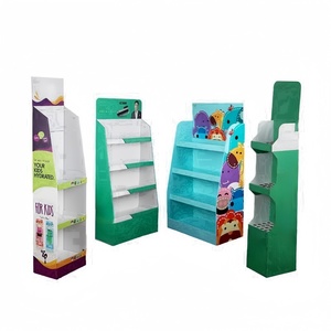 Cửa hàng bán lẻ miễn phí đứng tầng <span class=keywords><strong>pop</strong></span>-up sóng đồ uống hiển thị đứng quảng cáo tông đứng tái chế tính năng - Product Image 2