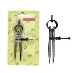 Outil de traçage circulaire pour sculpture sur cire, gabarit de marquage de lignes pour artisanat DIY, outil en cuir, diviseur à ressort, rapporteur, pied à coulisse - Product Image 1