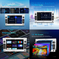 Autoradio Android 2Din Podofo 7'' 4+128/4+64G Écran IPS CarPlay/Android Auto sans fil pour Opel Astra/Antara/Corsa/Zafira/Meriva