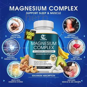 Julyherb pabrik makanan dapat disesuaikan ekstrak tanaman Magnesium kapsul kompleks menenangkan Vitamin suplemen berdasarkan alam - Product Image 3