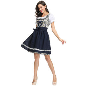 Cerveza Plaid vestido carnaval hermana jugar disfraces Oktoberfest disfraz Sexy Halloween disfraz para niñas - Product Image 4