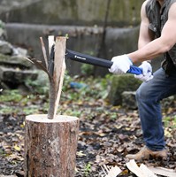 38 "Hache d'abattage Hachette d'extérieur Poignée en fibre de verre Camping Hache de survie