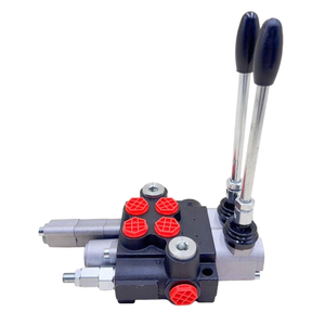 Vanne de commande directionnelle monobloc hydraulique 2P40-A1K16-G1/2KZ1 40L/min à 2 bobines avec fonction flottante |   Fabrication OEM directe d'usine - Product Image 1