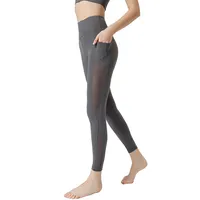 Calças esportivas sensuais femininas, leggings fitness com bolso, para yoga, com arranhões, venda quente, 2021