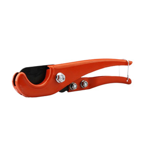 Coupe-tuyau orange léger à cliquet autobloquant en acier pour tuyaux PPR, PVC, aluminium – Idéal pour le bricolage - Product Image 1