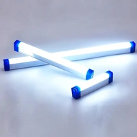 Lampe de nuit blanche moderne rechargeable par USB à LED avec base magnétique pour bureau et villa