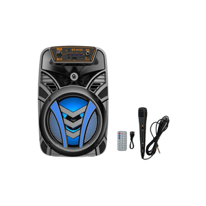 Xách Tay 6.5-Inch BT-6105 Di Động Microphone Bass Loa Đầy Màu Sắc Loa Karaoke Cho Các Hoạt Động Ngoài Trời - Product Image 1