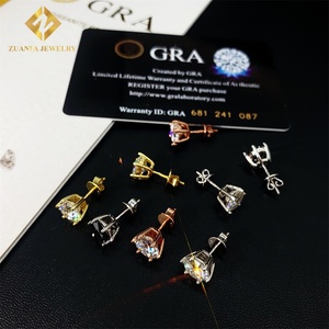<span class=keywords><strong>Orecchini</strong></span> a perno <span class=keywords><strong>da</strong></span> 7,5 mm in argento sterling 925 con diamante VVS D Moissanite a 6 griffe, collana con pendente, gioielli <span class=keywords><strong>da</strong></span> <span class=keywords><strong>uomo</strong></span> e donna, <span class=keywords><strong>orecchini</strong></span> a perno Hip Hop - Product Image 5