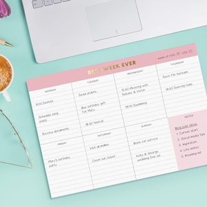 สมุดวางแผนงบประมาณอาหารแบบกำหนดเอง รายการเมนูรายสัปดาห์ รายการซื้อของชำ พร้อมตัวติดตามแคลอรี่ สำหรับการออกกำลังกาย ควบคุมอาหาร และใช้ในบ้าน - Product Image 4