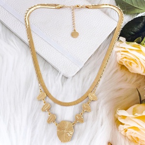 Двухслойные ювелирные изделия, оптовая продажа, художественная цепочка со змеиным колье, позолоченное ожерелье для женщин - Product Image 6